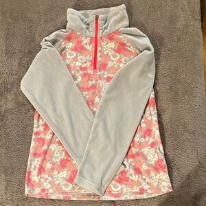 Columbia Gray and Pink Floral Pullover